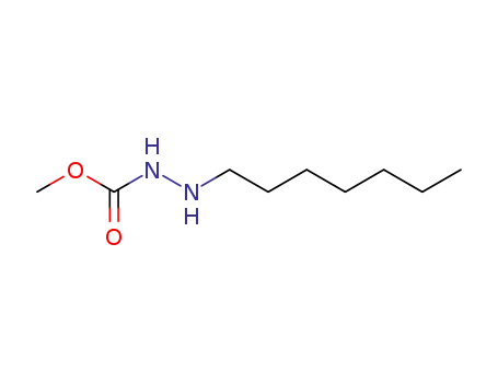 Molecular Structure of 6637-62-3 (methyl N-(heptylamino)carbamate)