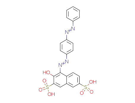 3-Hydroxy-4-[4-(phenylazo)phenylazo]-2,7-naphthalenedisulfonic acid