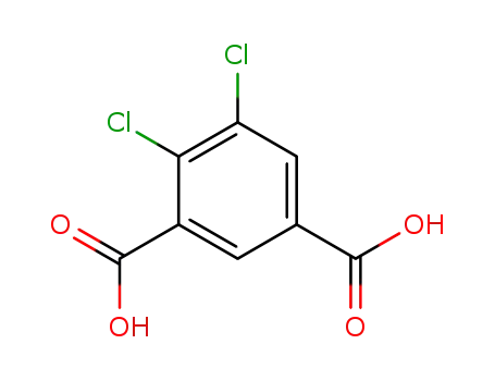 Molecular Structure of 6660-66-8 (4,5-Dichloroisophthalic acid)