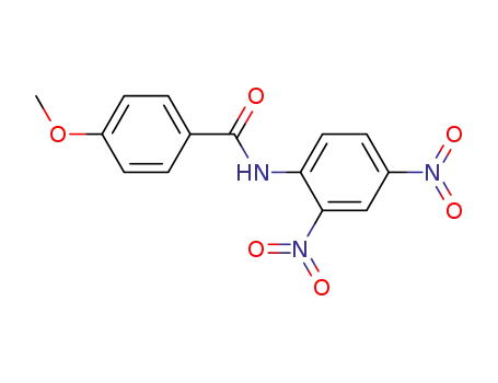 Molecular Structure of 6637-28-1 (N-(2,4-dinitrophenyl)-4-methoxybenzamide)