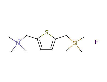 <5-<(trimethylsilyl)methyl>thenyl>trimethylammonium iodide