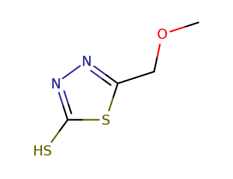 5-Methoxymethyl-1,3,4-thiadiazole-2-thiol                                                                                                                                                               
