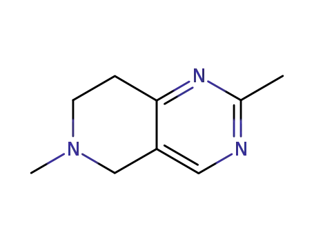 Molecular Structure of 66521-81-1 (2,6-DiMethyl-5,6,7,8-tetrahydro-pyrido[4,3-d]pyriMidine)