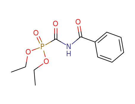 Phosphonic acid,(benzoylcarbamoyl)-, diethyl ester (7CI,8CI)