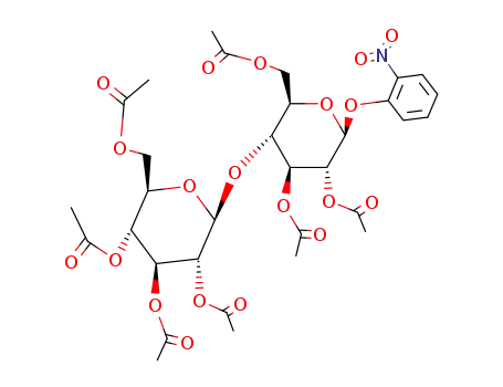 o-니트로페닐 -D-셀로비오사이드 헵타아세테이트