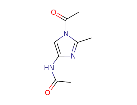 Molecular Structure of 58216-76-5 (4-Acetamido-1-acetyl-2-methylimidazole)