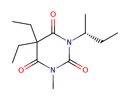 (-)-(R)-1-(Butan-2-yl)-5,5-diethyl-3-methylbarbitursaeure