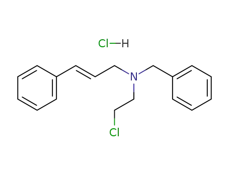 Molecular Structure of 69766-30-9 ((2E)-N-benzyl-N-(2-chloroethyl)-3-phenylprop-2-en-1-aminium chloride)