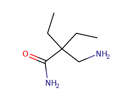 Molecular Structure of 98433-11-5 (2-ethyl-2-aminomethyl-butyric acid amide)