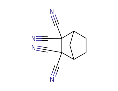Molecular Structure of 6295-83-6 (Bicyclo[2.2.1]heptane-2,2,3,3-tetracarbonitrile)