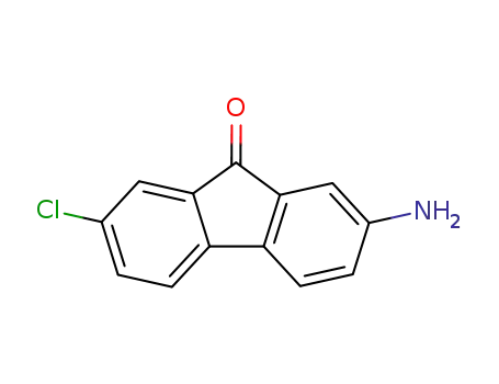 Molecular Structure of 6957-61-5 (2-amino-7-chloro-9H-fluoren-9-one)