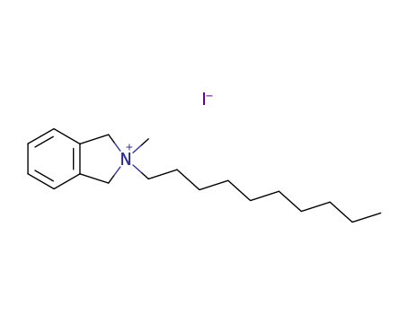 1H-Isoindolium,2-decyl-2,3-dihydro-2-methyl-, iodide (1:1) cas  6300-55-6