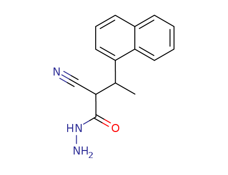 1-Naphthalenepropanoicacid, a-cyano-b-methyl-, hydrazide cas  62875-54-1
