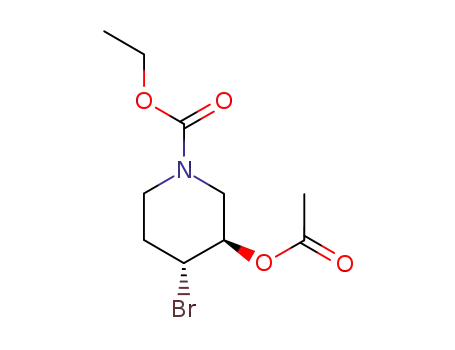 ethyl 3-acetoxy-4-bromopiperidine-1-carboxylate