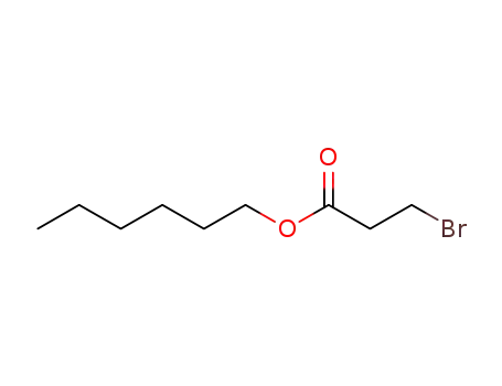 Molecular Structure of 6282-50-4 (hexyl 3-bromopropanoate)