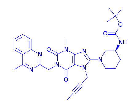 Molecular Structure of 668273-74-3 (Linagliptin Impurity S)