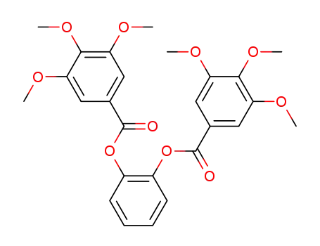 Molecular Structure of 6286-71-1 (benzene-1,2-diyl bis(3,4,5-trimethoxybenzoate))
