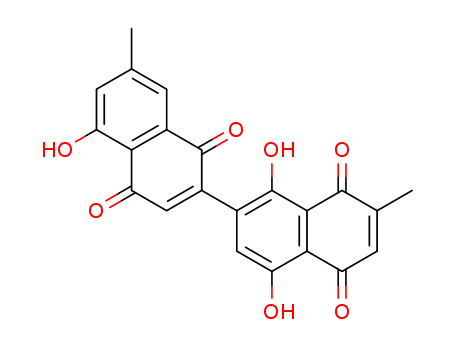 [2,2'-Binaphthalene]-1,4,5',8'-tetrone,1',4',5-trihydroxy-7,7'-dimethyl-