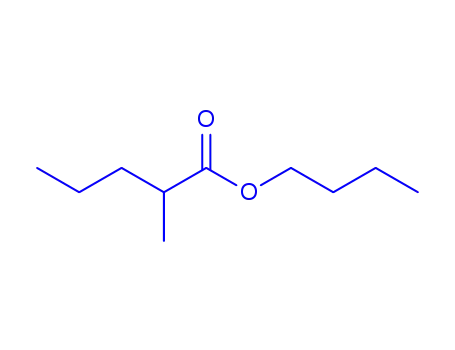 Molecular Structure of 6297-41-2 (BUTYL-2-METHYLVALERATE)