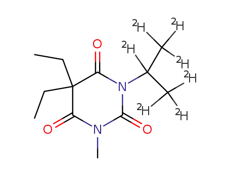 5,5-Diethyl-1-(D<sub>3</sub>)isopropyl-3-methylbarbitursaeure
