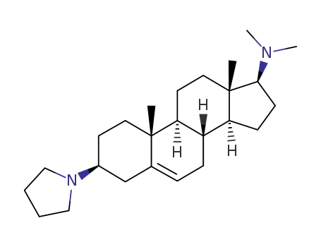 17β-Dimethylamino-3β-pyrrolidino-5-androstene