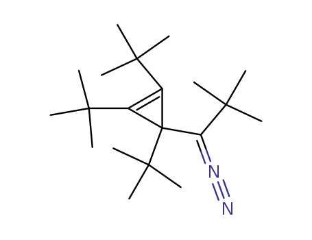 1,2,3-Tri-tert-butyl-3-(1-diazo-2,2-dimethyl-propyl)-cyclopropene