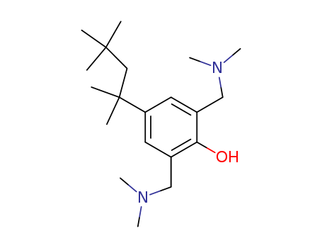 Phenol,2,6-bis[(dimethylamino)methyl]-4-(1,1,3,3-tetramethylbutyl)- cas  6285-80-9