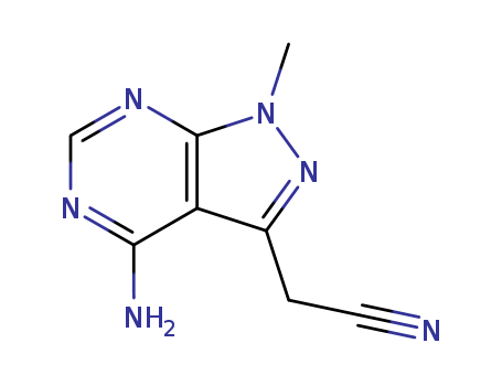 1H-Pyrazolo[3,4-d]pyrimidine-3-acetonitrile,4-amino-1-methyl- cas  62908-80-9