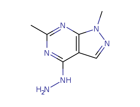 1H-Pyrazolo[3,4-d]pyrimidine,4-hydrazinyl-1,6-dimethyl- cas  6288-92-2