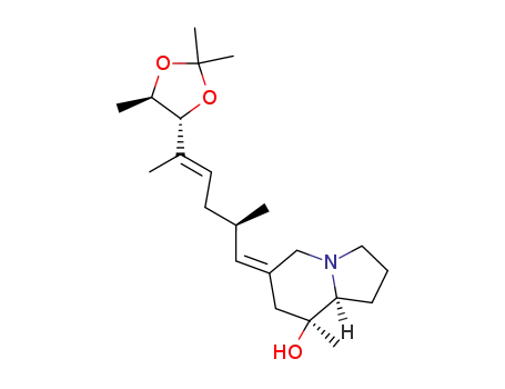 (6Z,8S,8aS)-8-methyl-6-{(2R,4E)-2-methyl-5-[(4R,5R)-2,2,5-trimethyl-1,3-dioxolan-4-yl]-4-hexenylidene}octahydro-8-indolizinol