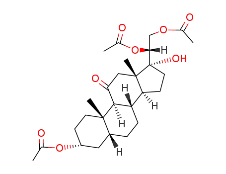 3α,20β<sub>F</sub>,21-triacetoxy-17-hydroxy-5β-pregnan-11-one
