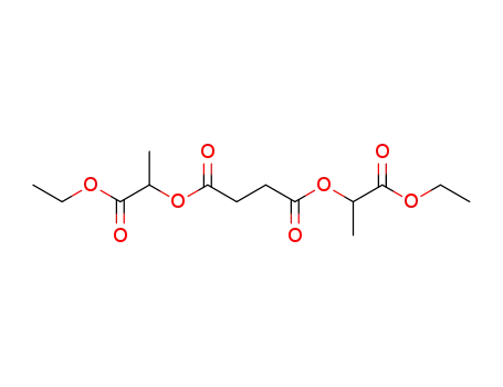 Molecular Structure of 6291-22-1 (bis(1-ethoxy-1-oxopropan-2-yl) butanedioate)