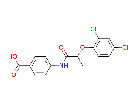 Benzoic acid,4-[[2-(2,4-dichlorophenoxy)-1-oxopropyl]amino]- cas  6294-03-7
