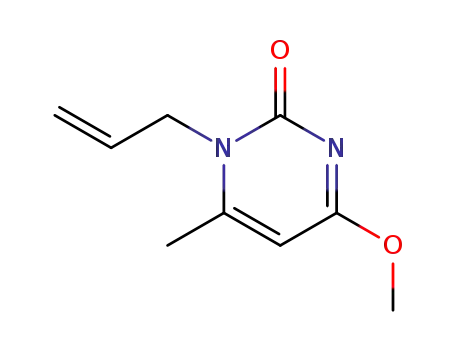 Molecular Structure of 155672-61-0 (1-allyl-4-methoxy-6-methyl-2(1H)-pyrimidone)
