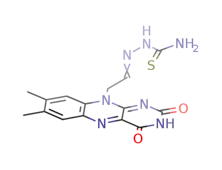 [(E)-2-(7,8-dimethyl-2,4-dioxobenzo[g]pteridin-10-yl)ethylideneamino]thiourea