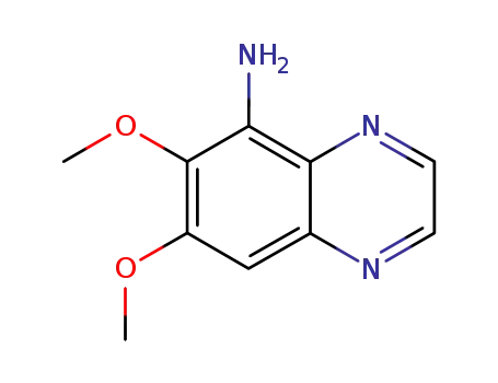Molecular Structure of 6295-30-3 (6,7-dimethoxyquinoxalin-5-amine)