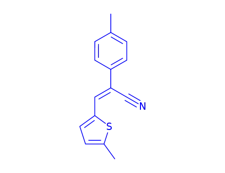 3<i>c</i>-(5-methyl-[2]thienyl)-2-<i>p</i>-tolyl-acrylonitrile
