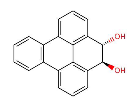 Molecular Structure of 24961-49-7 (2,3-dihydrobenzo[e]pyrene-2,3-diol)