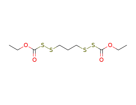 Molecular Structure of 202270-73-3 (1,3-bis(ethoxycarbonyldithio)propane)