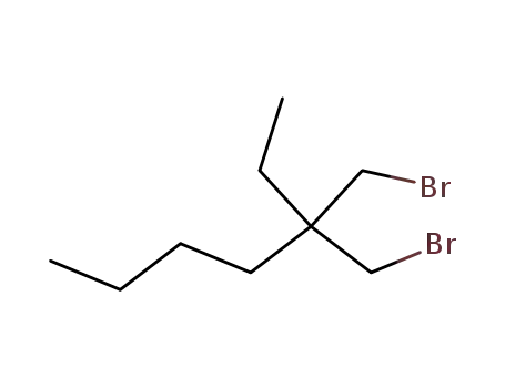 Molecular Structure of 855952-10-2 (3,3-bis-bromomethyl-heptane)