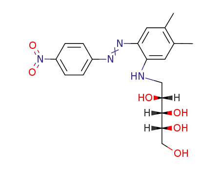 1-[4,5-dimethyl-2-(4-nitro-phenylazo)-anilino]-1-deoxy-D-arabitol