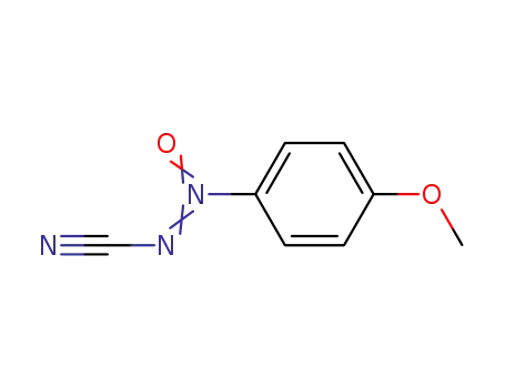 Molecular Structure of 62825-15-4 (1-[(Z)-cyano-NNO-azoxy]-4-methoxybenzene)