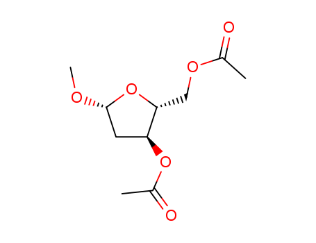 b-D-erythro-Pentofuranoside,methyl 2-deoxy-, diacetate (9CI)