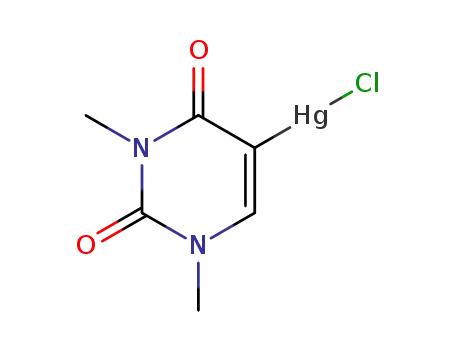 (1,3-dimethyluracilate-C<sub>5</sub>)HgCl