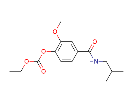 ethyl 2-methoxy-4-[(2-methylpropyl)carbamoyl]phenyl carbonate