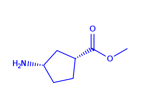 Cyclopentanecarboxylic acid, 3-amino-, methyl ester, (1R,3S)- (9CI)