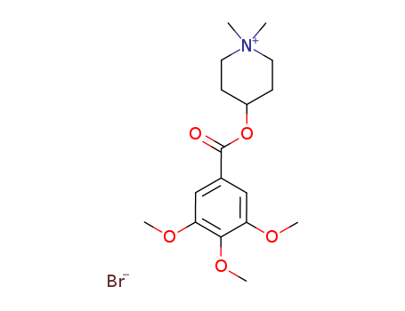 (1,1-DIMETHYL-3,4,5,6-TETRAHYDRO-2H-(PYRIDIN-4-YL)) 3,4,5-TRIMETHOXYBENZ OATE BROMIDE