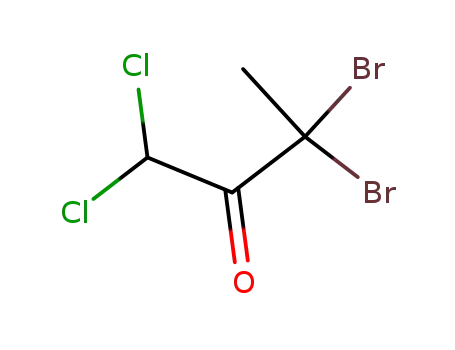 Molecular Structure of 7375-40-8 (3,3-Dibromo-1,1-dichloro-2-butanone)