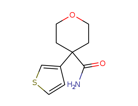 Tetrahydro-4-(3-thienyl)-2H-pyran-4-carboxamide