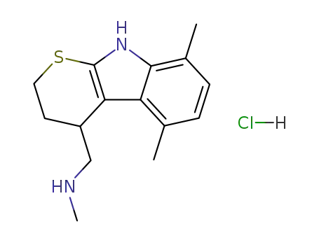 N,5,8-Trimethyl-2,3,4,9-tetrahydrothiopyrano(2,3-b)indole-4-methylamine hydrochloride